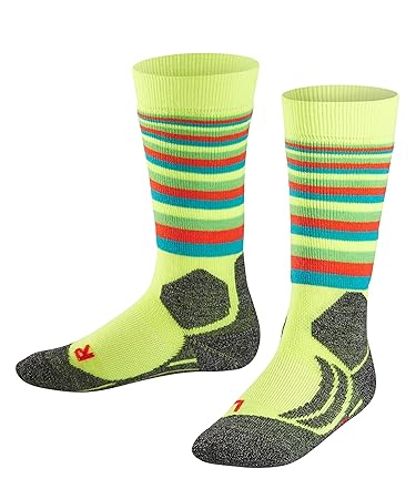 FALKE SK2 Stripe Kinder Kniestrümpfe Skiing für extra warme Füße