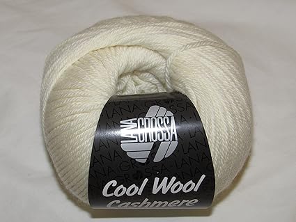 Lana Grossa Cool Wool Cashmere superfein freie Farbwahl Wolle Merino Kaschmir (12 - Weiß)