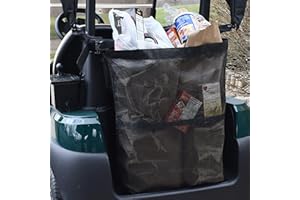 GOLF BALL DIVERS Universal Golf Cart Cargo Bag for 2 Passenger Golf Carts, Storage Grocery Shopping Bag for EZGO TXT/RXV, Club Car DS/Precedent, Yamaha Golf Cart
