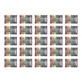 Amazon Basics Crayons - 400 Count (16 Pack of 25), Assorted Colors