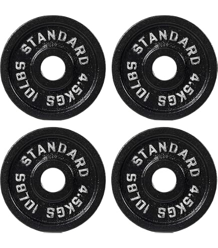 Paire De Plaques De Poids Vintage – Standard Barbell 2.5 Lb – Fonte Grise – Olympique – Lot De 2