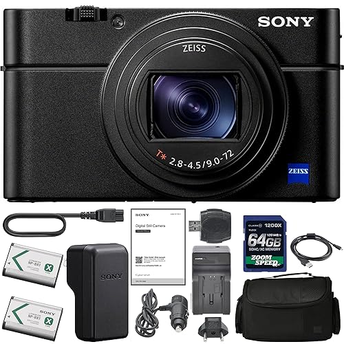 Sony Cyber-Shot DSC-RX100 VI Digital Camera with Sony NP-BX1/M8
