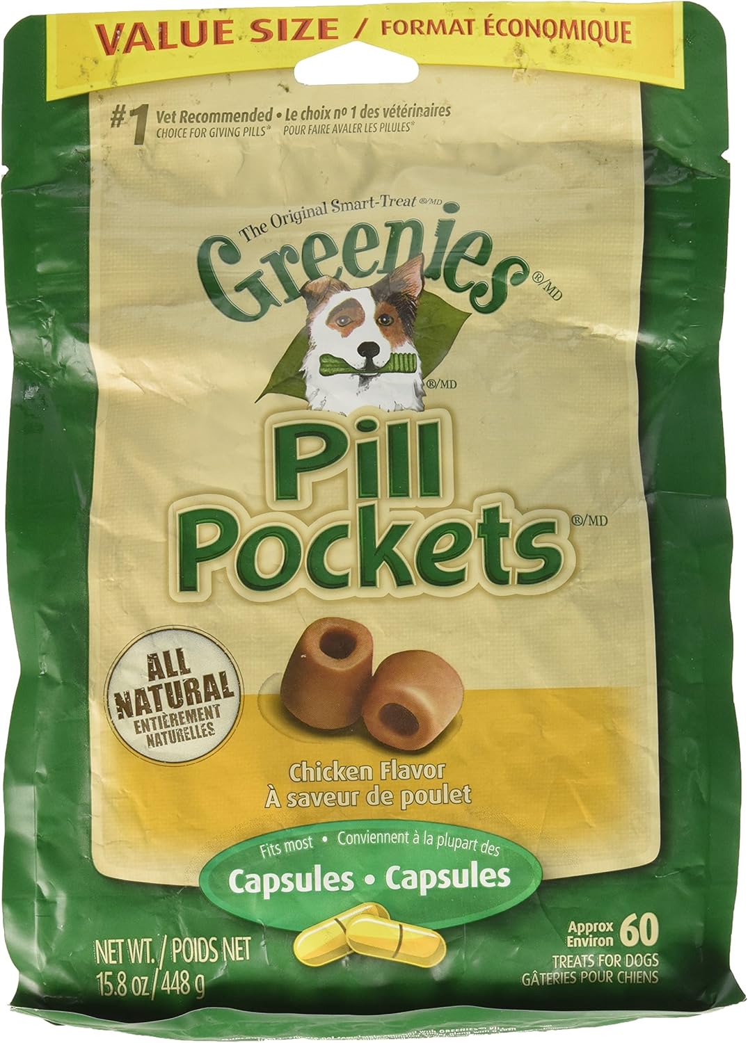 Greenies Pill Pocket Soft Dog Treats Chicken Pet Supplies