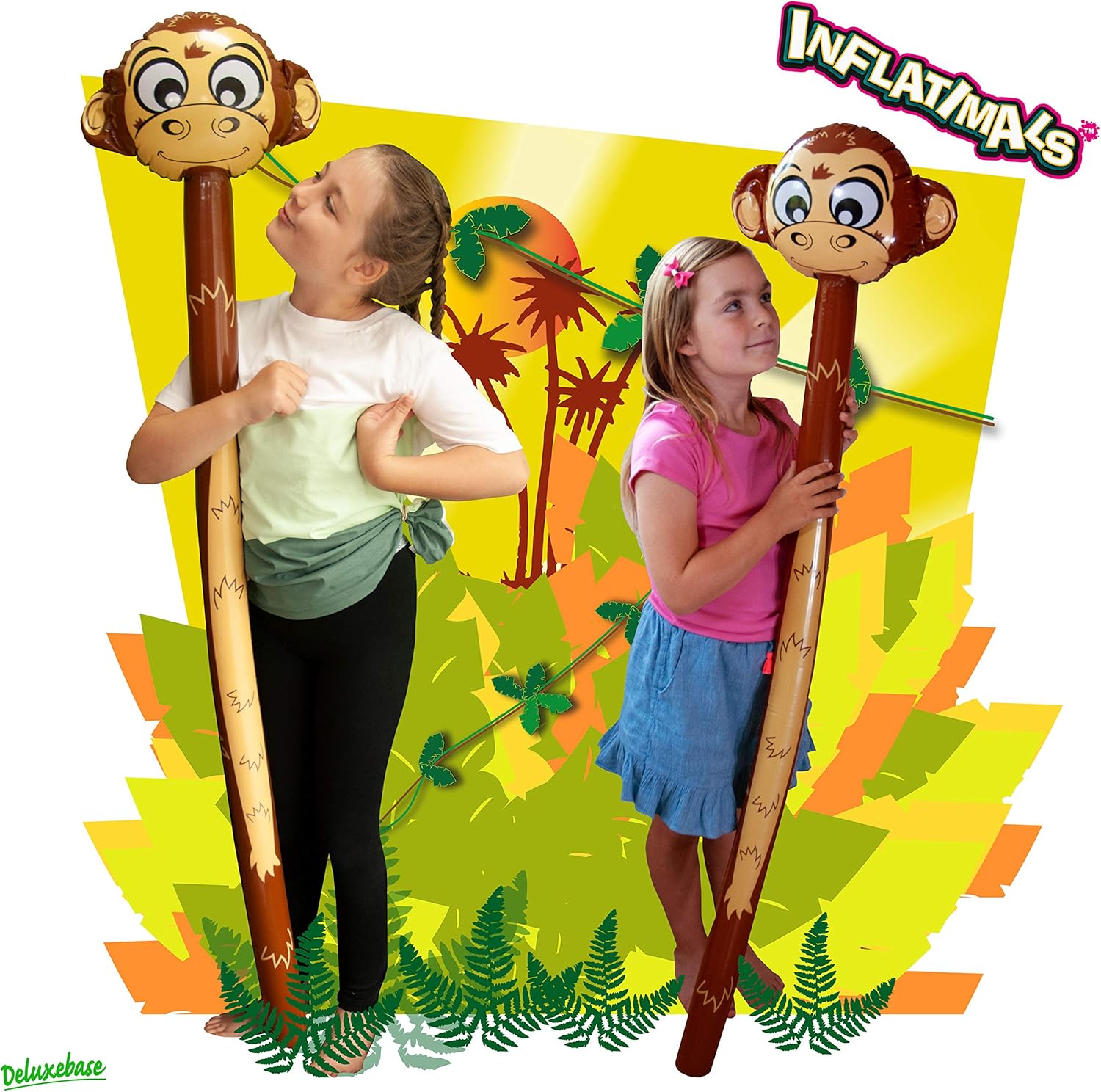 Inflatimals – Monkey. Giant Inflatable Monkey from Deluxebase. Cute ...