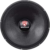 Rockville RVW1800P8 18" Raw DJ PA Replacement Subwoofer, 8 Ohm | 1800W Peak / 900W RMS, 107 Oz Magnet, 3" 4-Layer CCAW Voice Coil, Kevlar Cone, Steel Basket, 20Hz-500Hz, 105dB