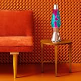 Mathmos Astro Lava Lamp in Silver Blue Pink Handmade Britain 1963 Design view 4