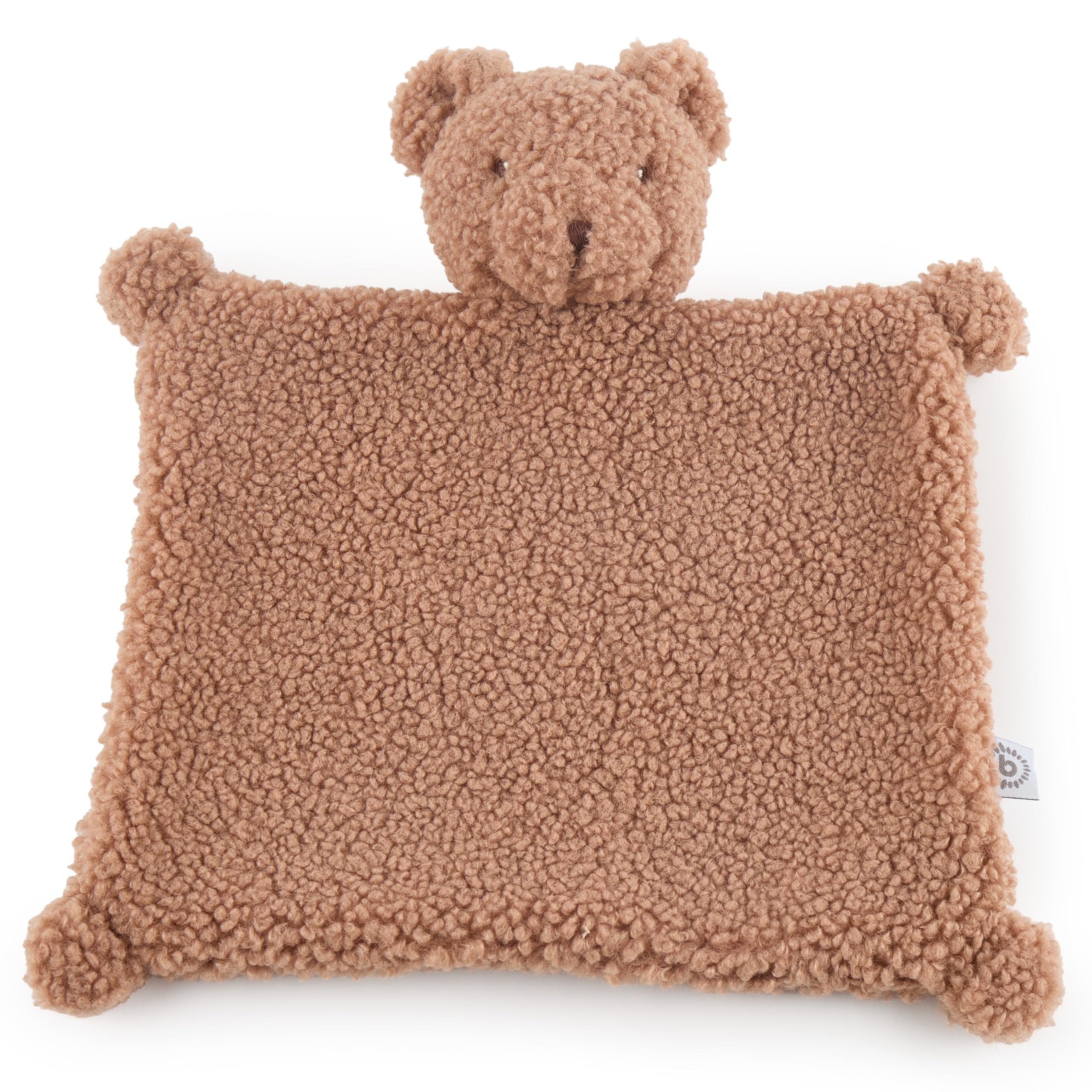 BIECO cuddle cloth bear Mika | from birth | cuddle cloth teddy bear baby made of bouclรฉ | gift birth slumber bear | baby cuddly toy โ image 1