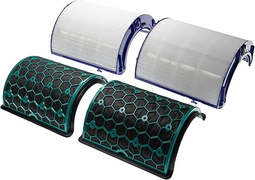 Vhbw Ersatzfilter Luftfilter Passend Fur Dyson Pure Cool Dp04 Tp04 Luftbefeuchter Luftreiniger Filterset Hepa Aktivkohle Amazon De Baumarkt