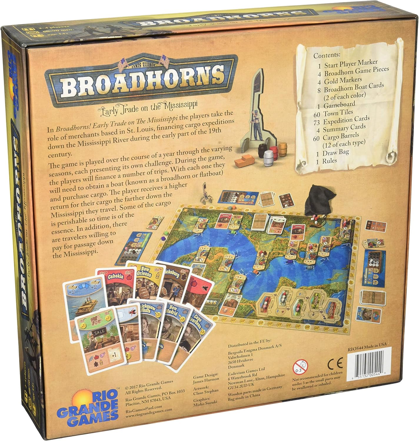 Rio Grande Games Broadhorns, Multicoloured, Small - Image 3