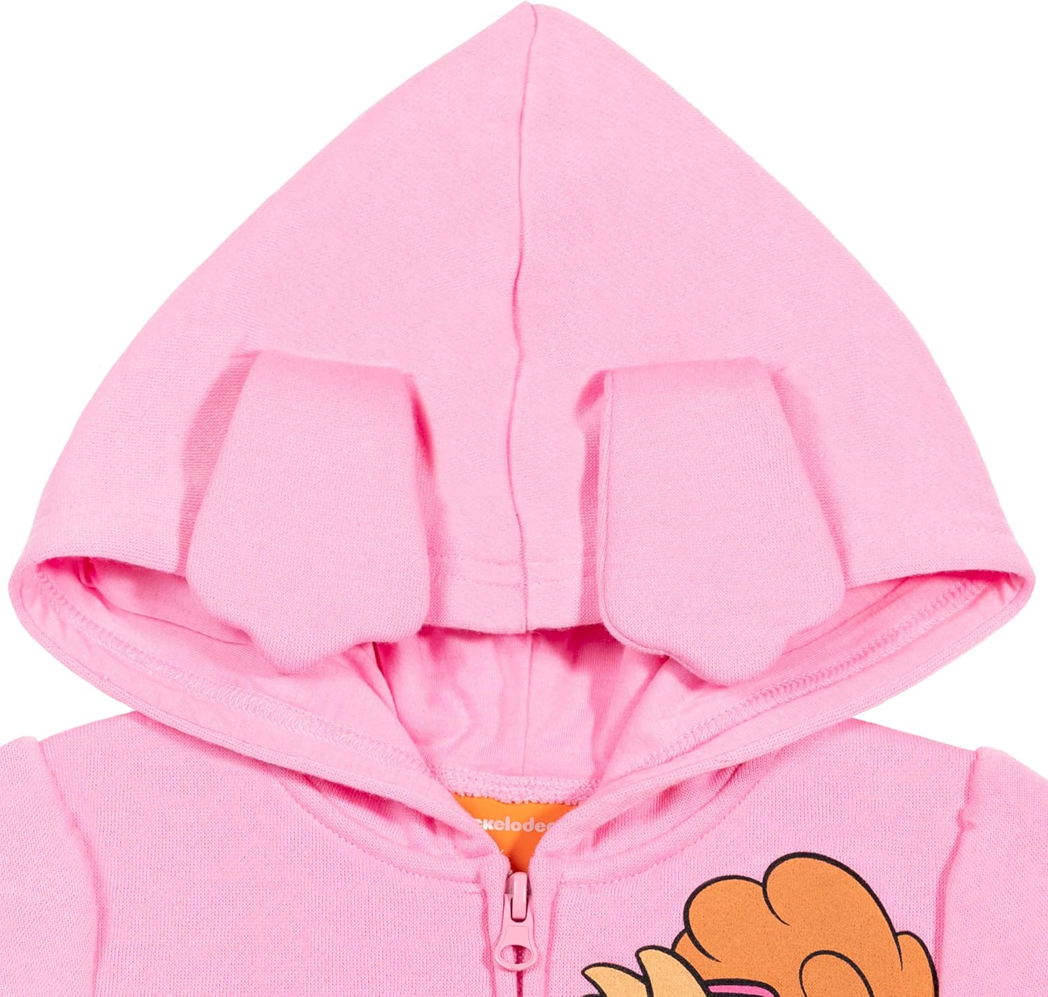 Nickelodeon Paw Patrol Skye Cosplay Zip-up Hoodie with Tulle Ruffles and Ears: Clothing