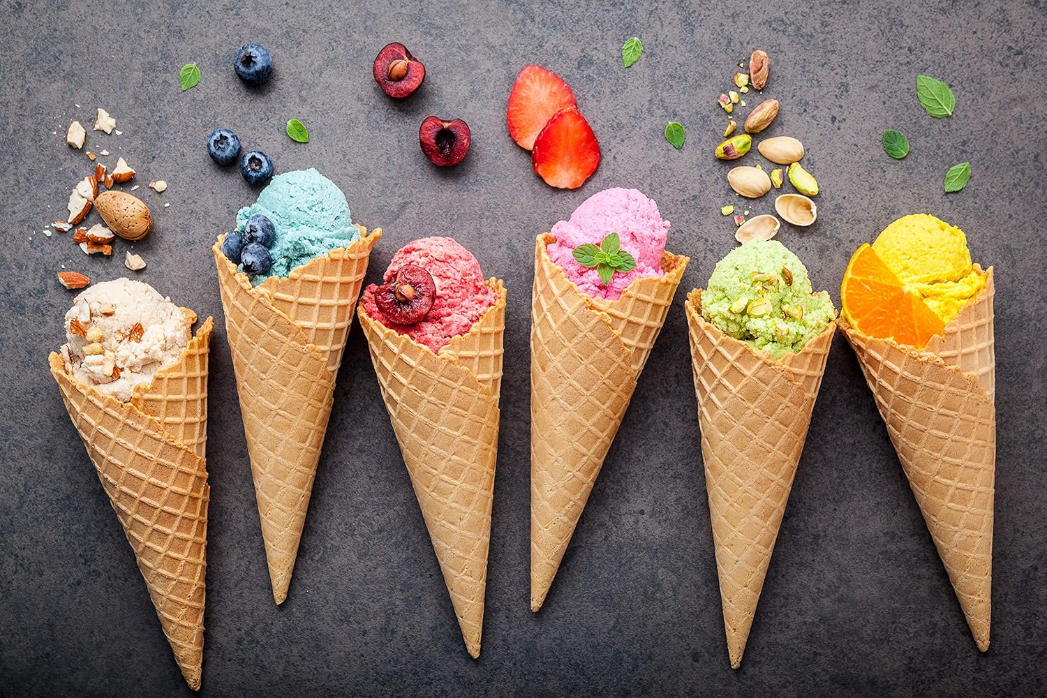 Buy 5 Ace Ice Cream Wall Poster Food Poster Kitchen Decor Poster