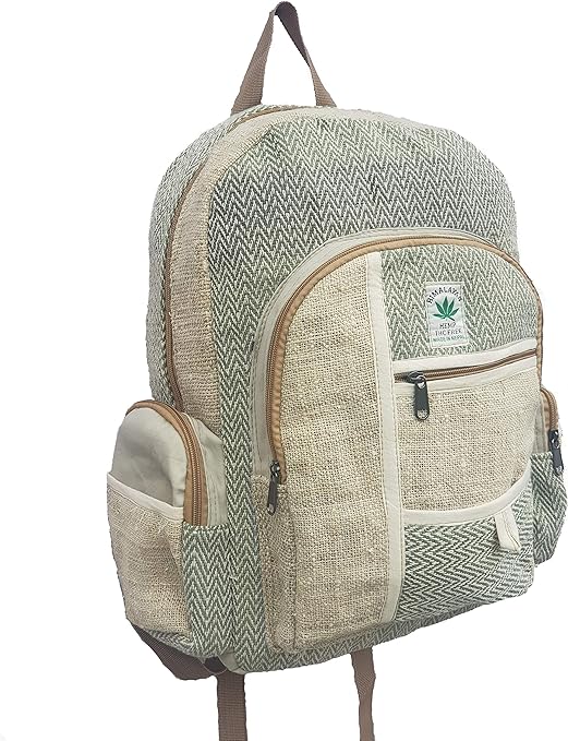 natural canvas backpack