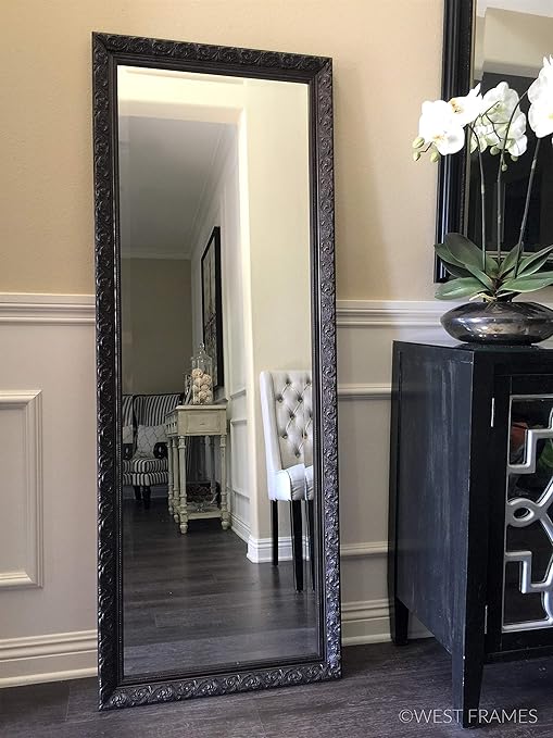 Amazon Com West Frames Bella Ornate Embossed Wood Framed Leaner