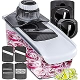 Fullstar Mandoline Slicer Spiralizer Vegetable Slicer - Cheese Slicer Food Slicer 6-in-1 Vegetable Spiralizer Potato Slicer Z