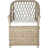 Safavieh Home Collection Maluku Soft Grey Arm Chair