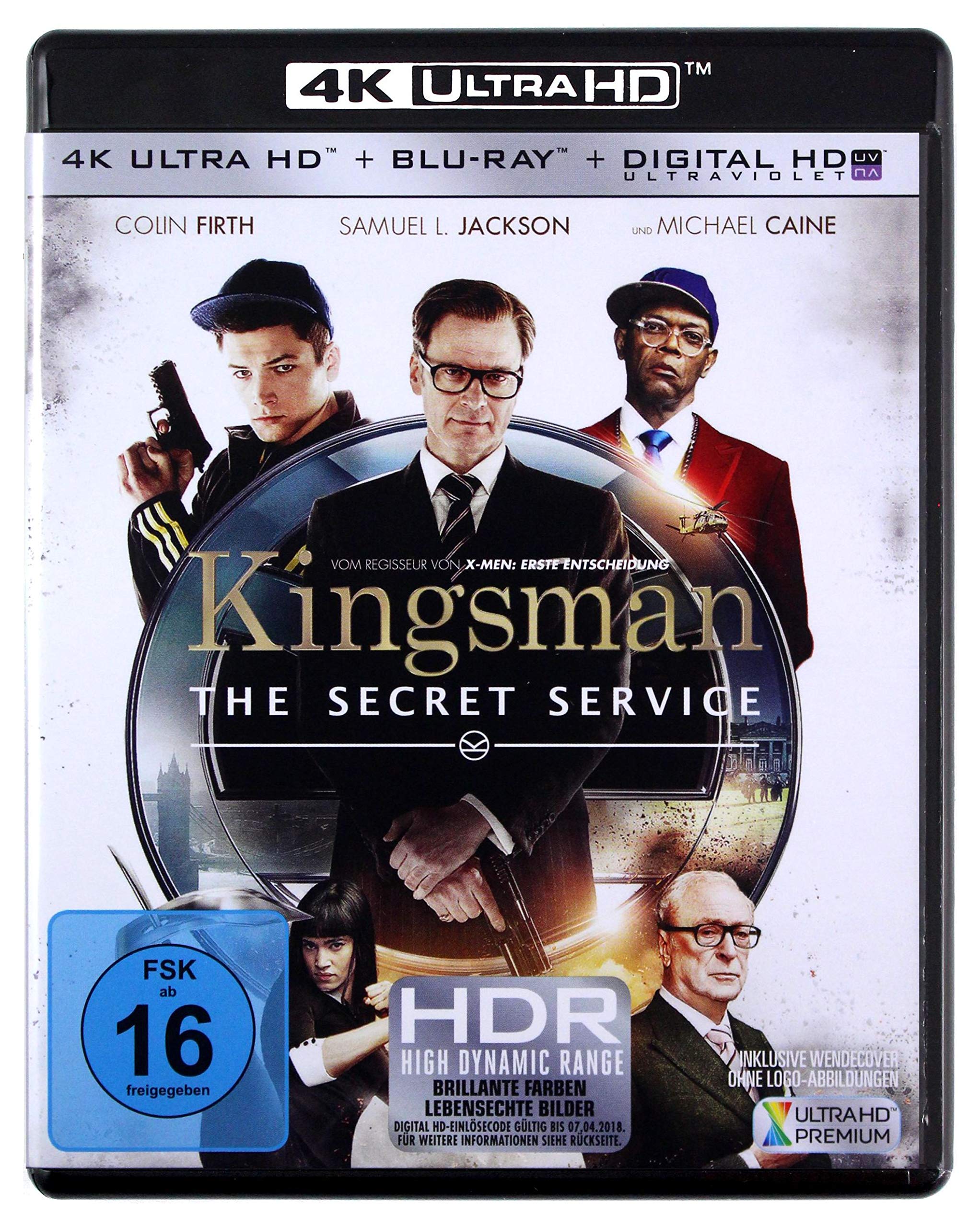 Kingsman: The Secret Service 4K,1 UHD-Blu-ray + 1 Blu-ray + Digital HD UV: Großbritannien