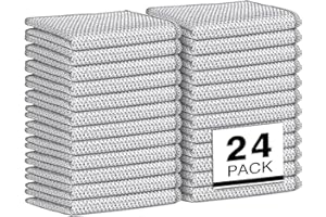 AIDEA Non Scratch Wire Dishcloth 24PK, Wire Dishwashing Rag for Wet and Dry, Washable Dish Rags No Odor, Cleaning Pads Steel Scrubber for Cookware, Sinks, Dishes, Stove Tops, 7"×8"