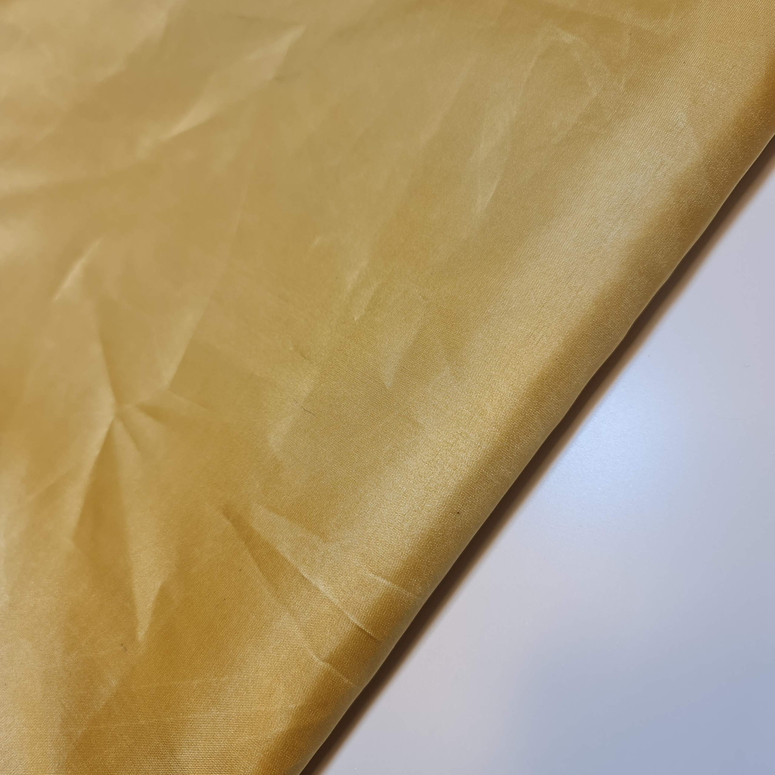 Habotai Dress Skirt Jacket Anti Static Lining Decor Fabric 150cm Wide Sold As 2 Meter Length STH Available in 45 Colours (Gold, 2 Meter)