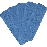 MicroFiber Swivel Mop Pad Refill Cleaning Scrubbing Wet or Dry Reuseable Washable 16" Cleaning Path- 5 Pack