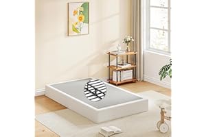EZBeds Twin-Box-Spring, 9 Inch Metal Twin Box Spring Only, Mattress Foundation Box Spring Twin with Fabric Cover, Easy Assembly, Noise Free, Non Slip