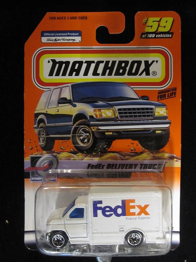 matchbox fedex truck