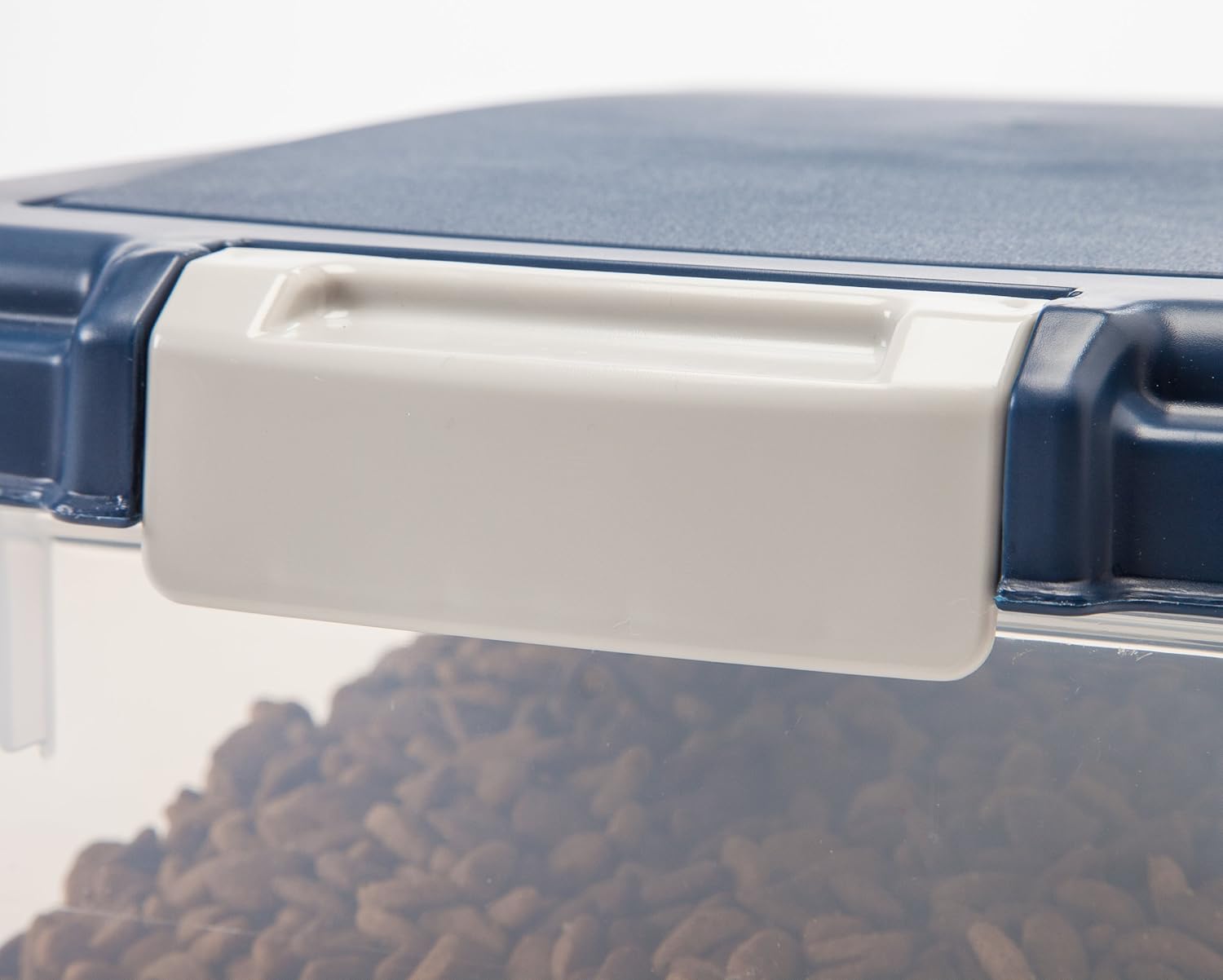 IRIS Airtight Food Storage Container, Navy : Pet Food Storage Products : Pet Supplies
