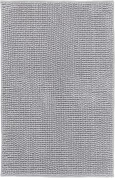 Ikea 90422251 Tapis De Bain Toftbo Gris Blanc Amazonfr