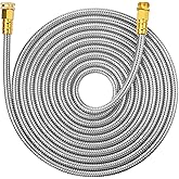 UNCO 25ft Stainless Steel No Kink Metal Garden Hose