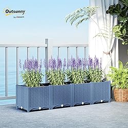 Outsunny 5 x 1 x 1 ft Raised Garden Bed, Indoor