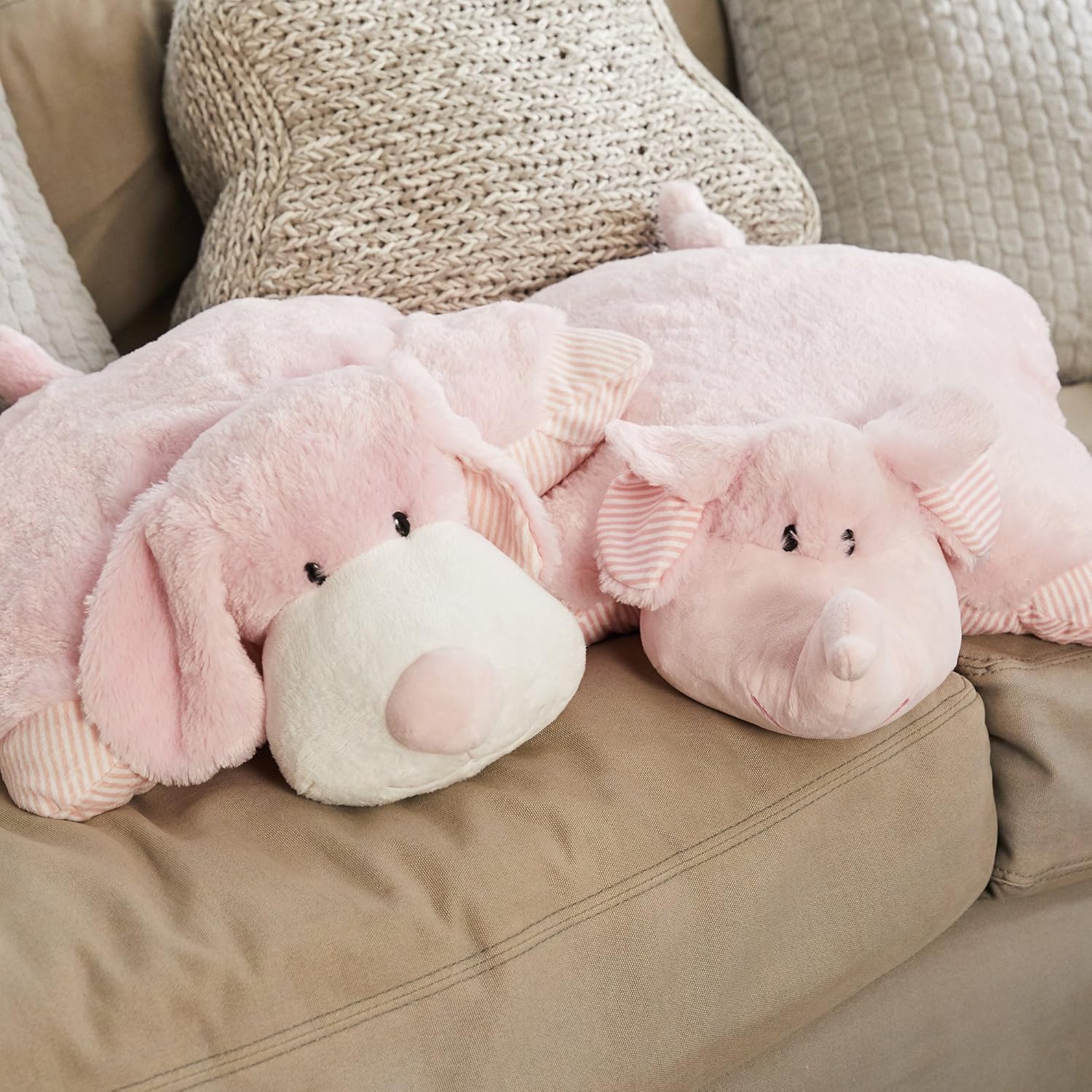 pink elephant pillow pet