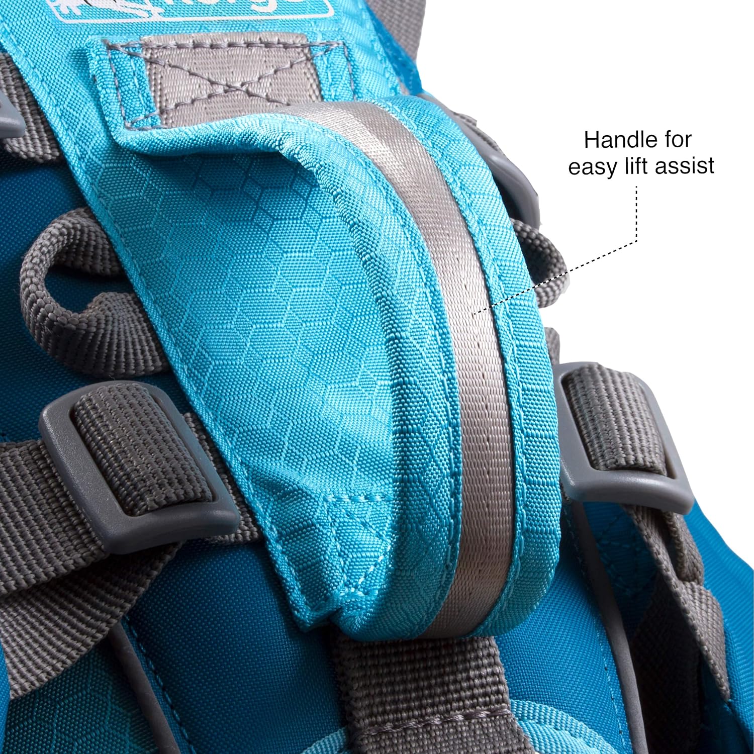 Kurgo Big Baxter Dog Backpack, Hiking Pack for Dogs Lightweight, Reflective, Black/Orange, 53 cm L x 3 cm W x 53 cm H - Image 5