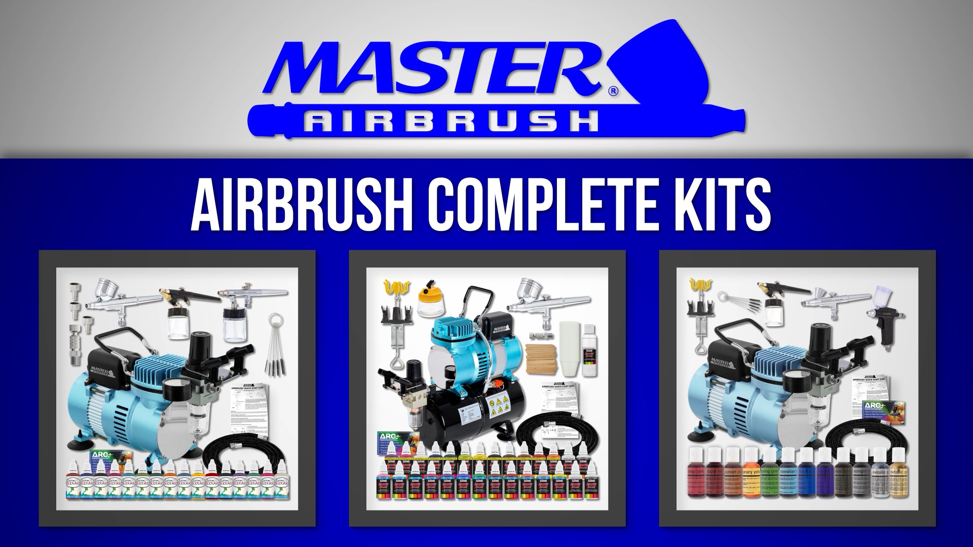 6 Airbrush+Professional+Master+Multi+Purpose+Airbrushing