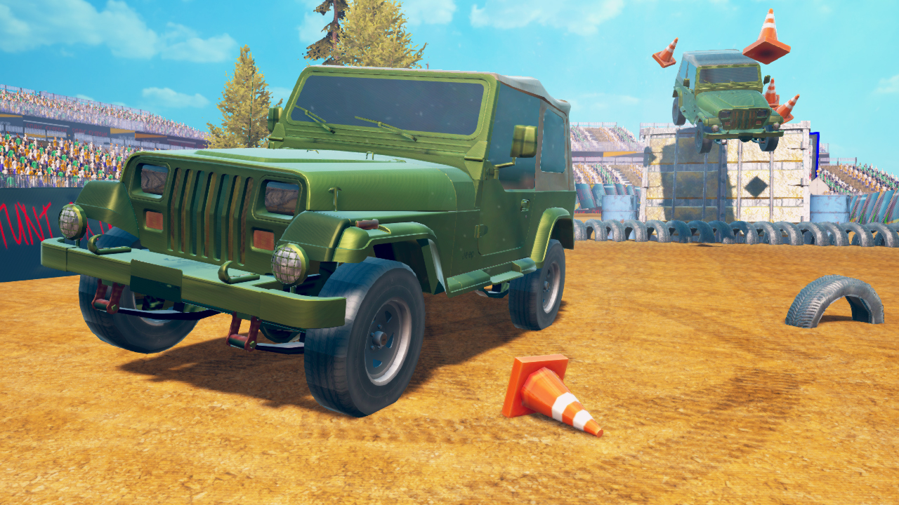 American Army Jeep Stunt Game 3D Appstore for Android