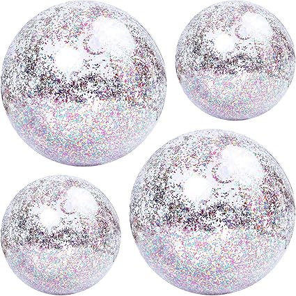 glitter confetti beach ball