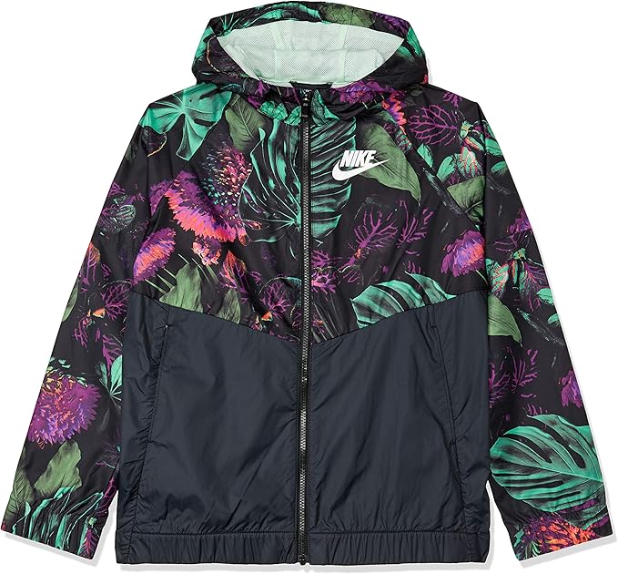 nike floral windbreaker