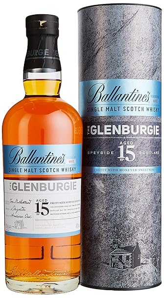 Ballantine's THE GLENBURGIE 15 Years Old Single Malt Scotch Whisky mit Geschenkverpackung (1 x 0.7 l)