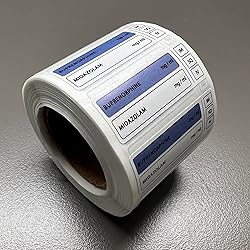 Drug Syringe Labels