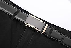 guvoosm Mens Belt,Ratchet Dress Adjustable Belts