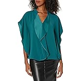 Trina Turk Womens Ruffled Blouse