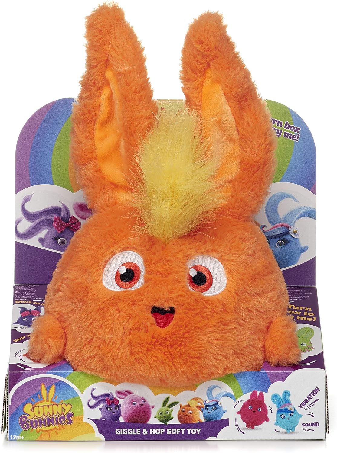 Posh Paws 37428 Sunny Bunnies Large Feature Turbo Giggle & Hop Soft Toy