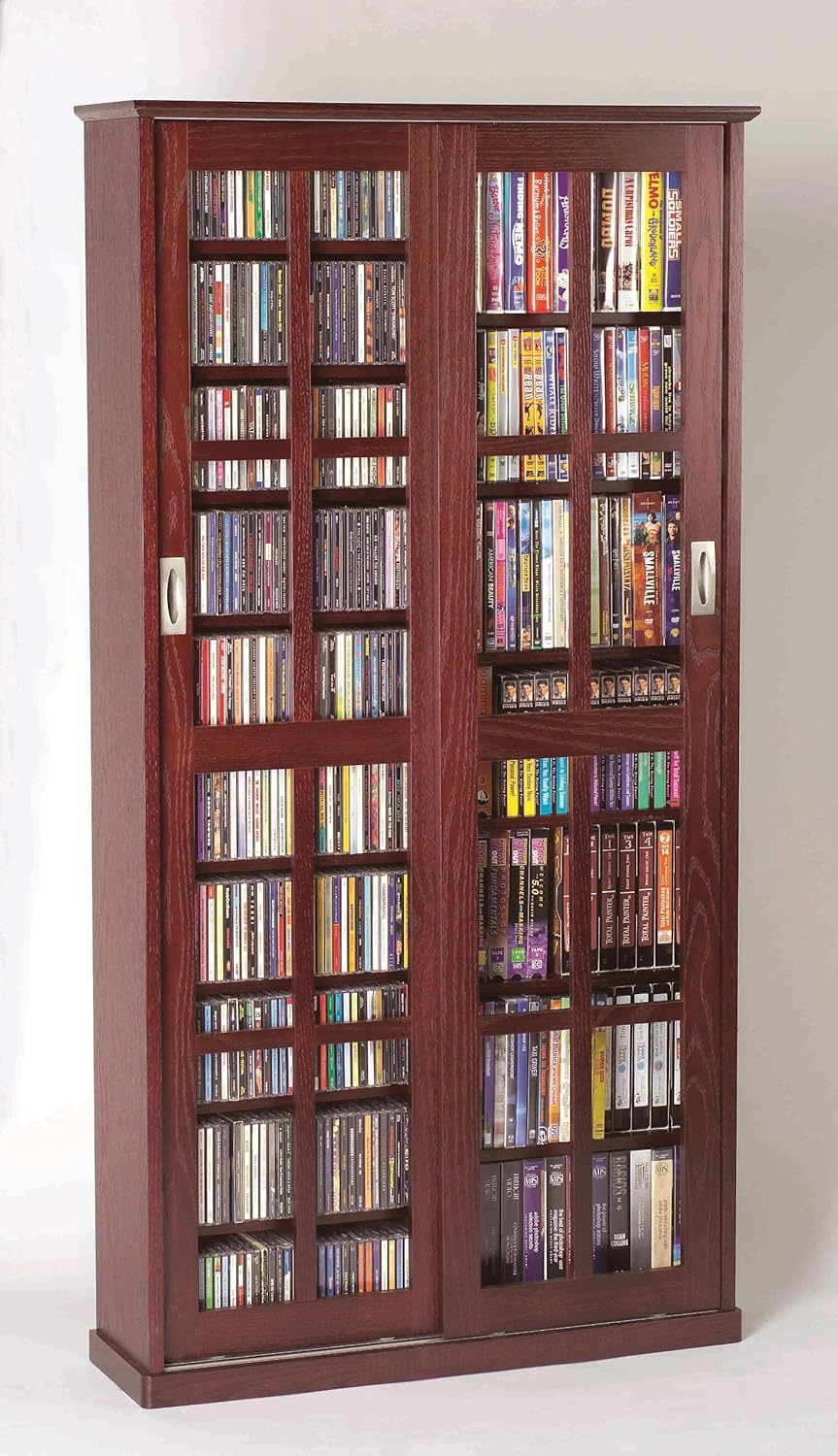 Best Glass Media Storage With Doors