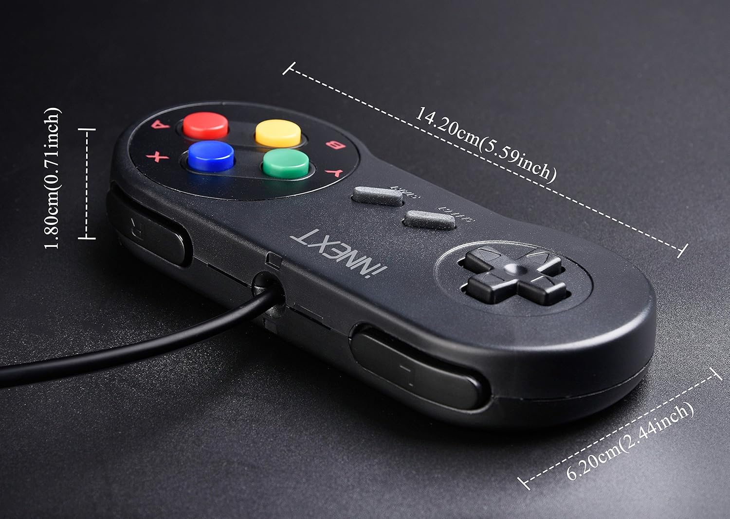 2 Pack SAFFUN SNES Retro USB Controller Gamepad Joystick, USB PC Super Classic Controller Joypad Gamestick for Windows PC MAC Linux Raspberry Pi 3 Sega Genesis Higan: Computers & Accessories
