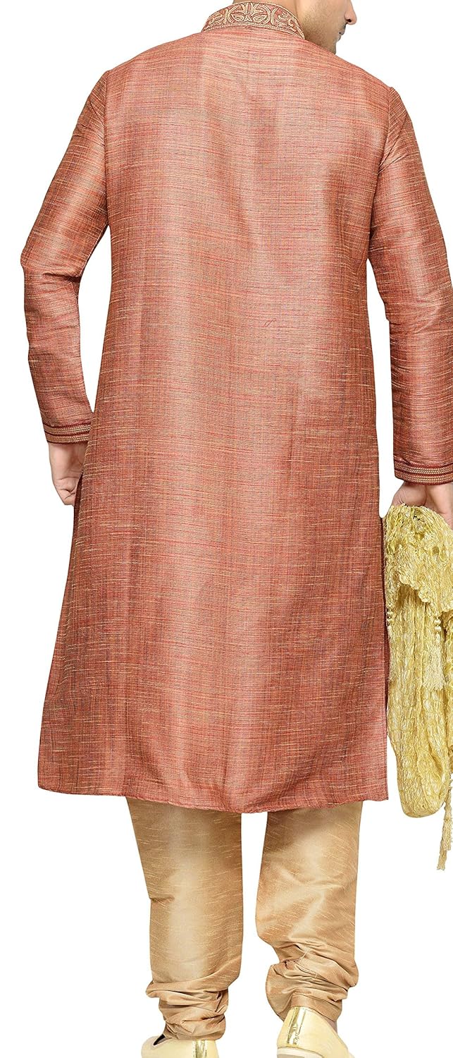 indian poshakh men's silk sherwani
