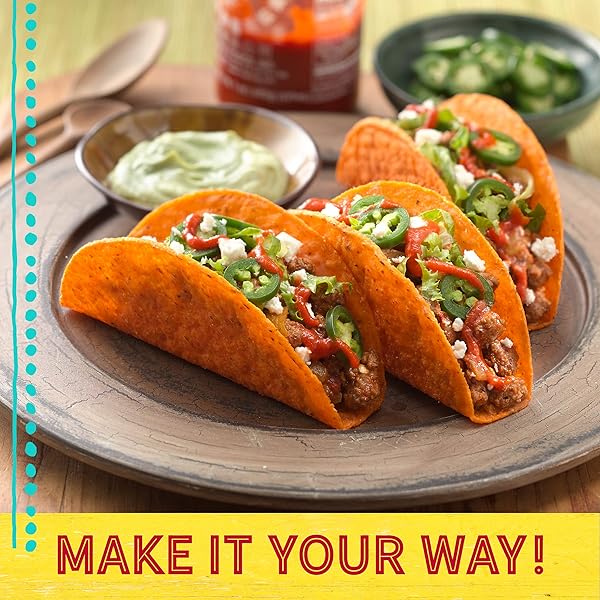 OLD EL PASO BOLD TACO DINNER KIT WITH NACHO CHEESE FLAVORED STAND ‘N STUFF TACO SHELLS, TACO SAUCE, AND SEASONING MIX, 10 CT, 9.5 OZ