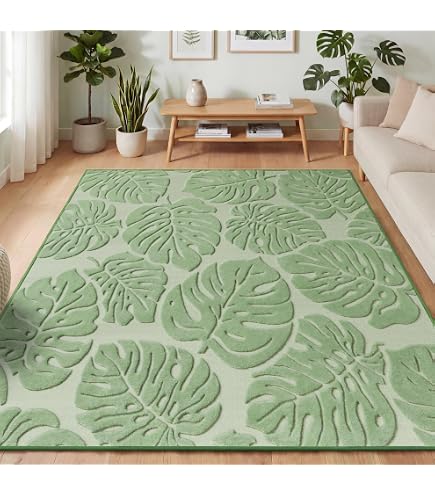Amazon.com: Green 4 Leaf Clover Area Rug Living Room Bedroom