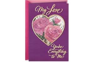 Hallmark Romantic Mothers Day Card for Wife, Girlfriend, or Partner (You're Everything to Me)