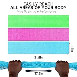 Metene 3 Pieces African Exfoliating Net, Colorful