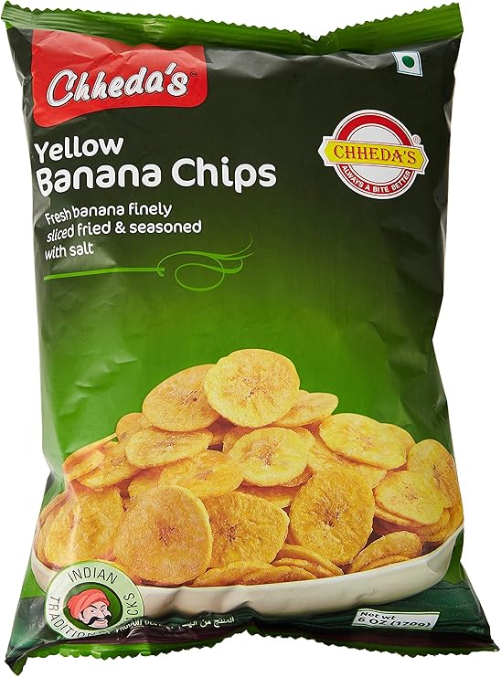 Chheda's Banana Chips, Yellow, 170 gm Buy Online at Best Price in UAE