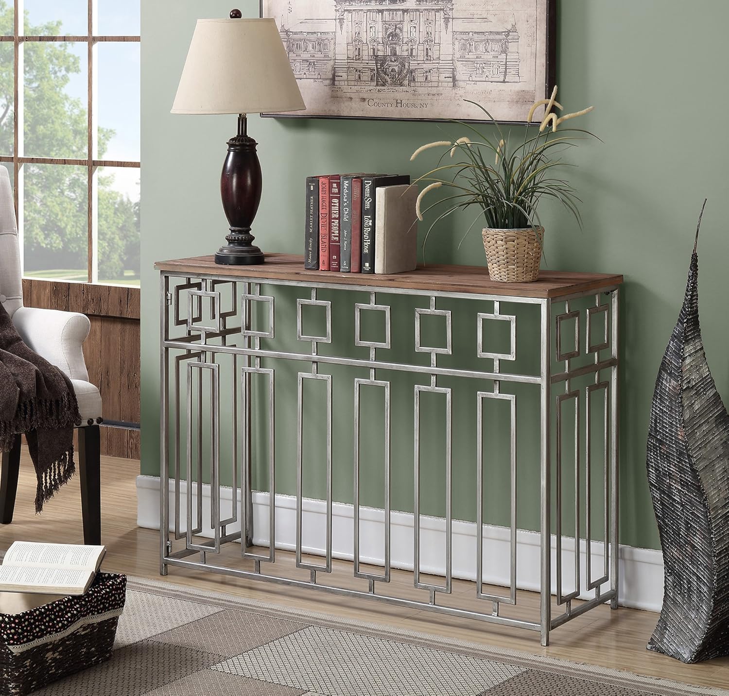 Best Console Table Wood And Gold