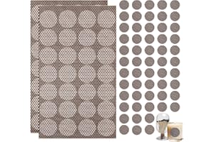 ABVSDU 56 PCS Match Striker Stickers, 1" Match Striker Paper with Adhesive, Ideal for Fireplace Matches (Brown)